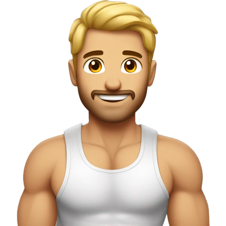 homem homosesual musculosos lindo fofo  emoji