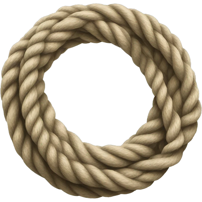 Rope tied in a circle emoji