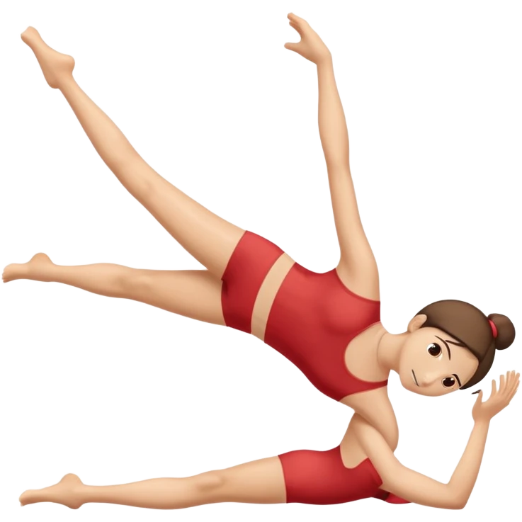 doing a split  emoji
