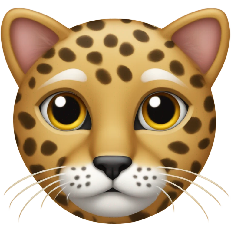 cheetah print cat emoji