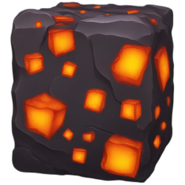 Lava cube emoji