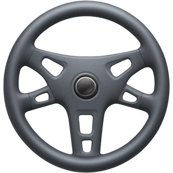 steering wheel of an airplane emoji