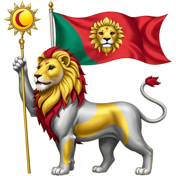 ایران شیر و خورشید پرچم emoji