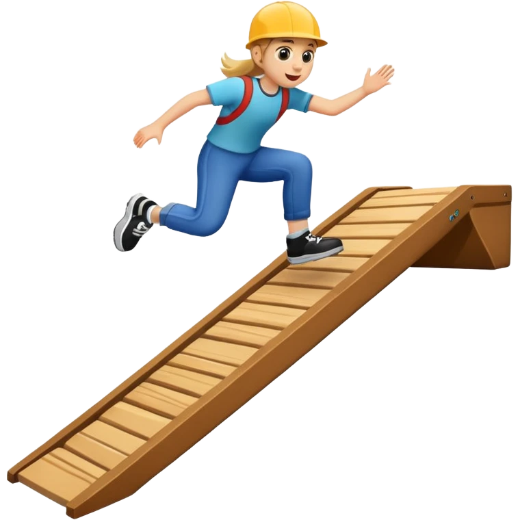 Ramp jump emoji