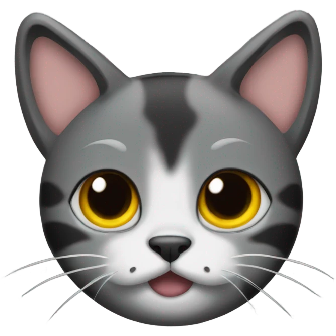 cat on coal emoji