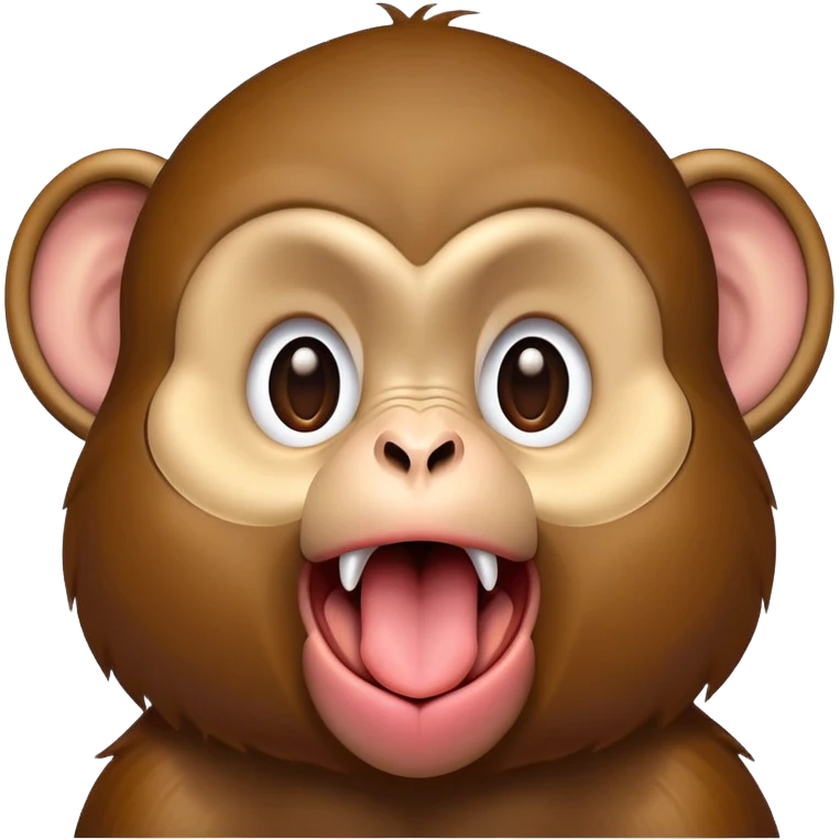 Monkey sticking out tongue emoji