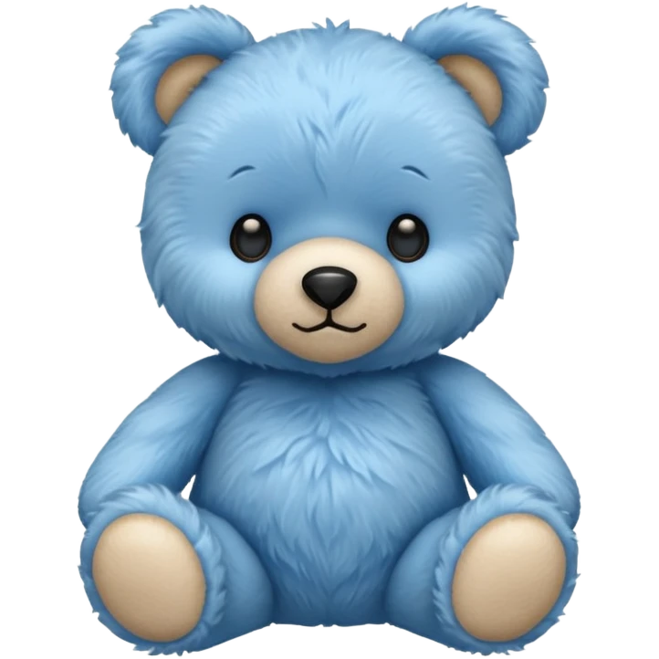 blue teddy bear  emoji
