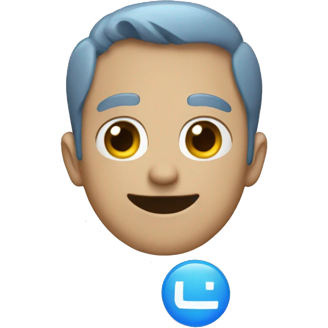 Blue tick  emoji