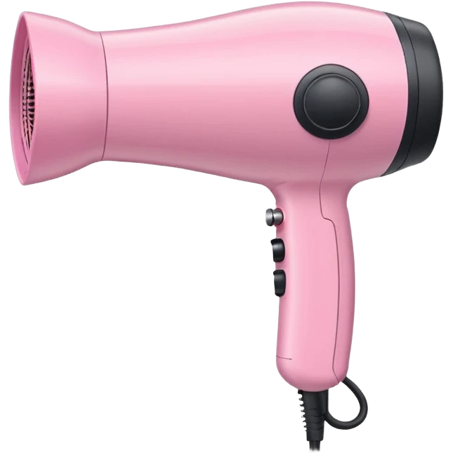 light pink hair dryer emoji