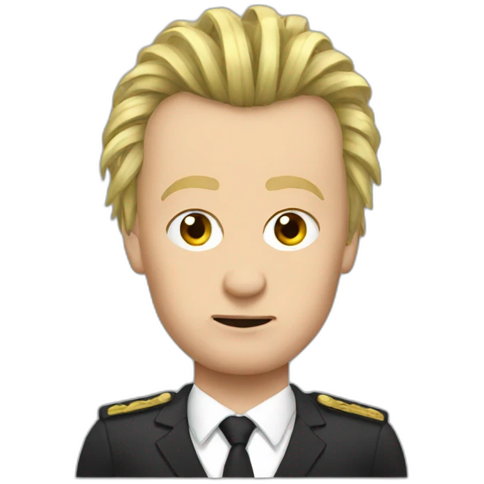 putin with punk hair emoji