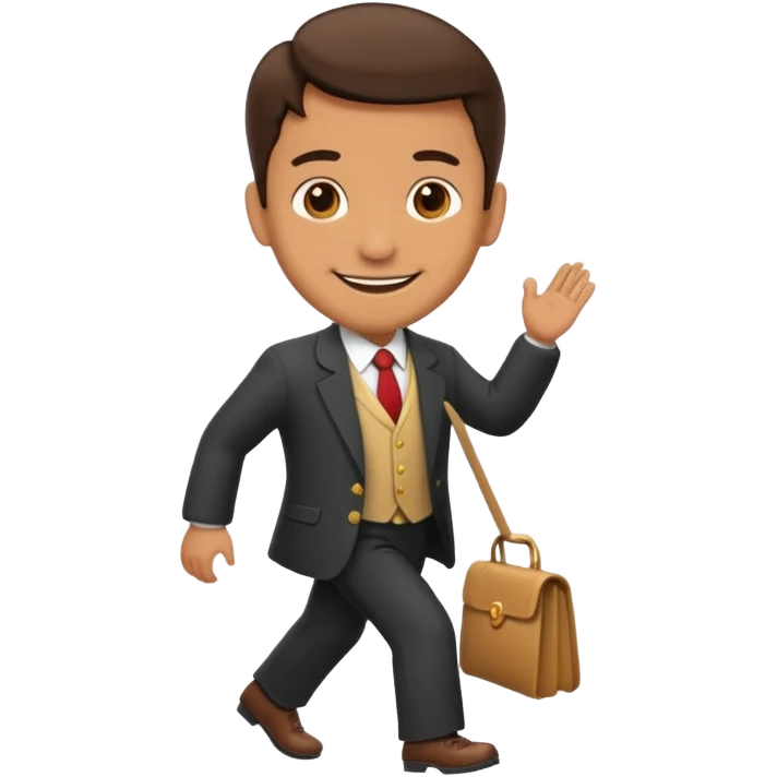 señor mayor camina emoji