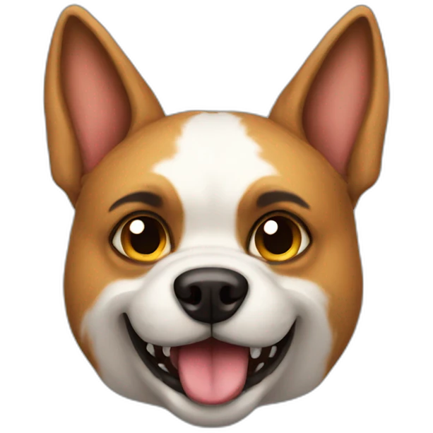 dog evil emoji