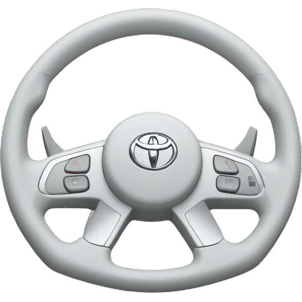 Steering wheel of toyota emoji