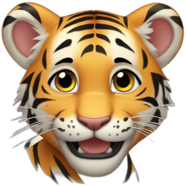 tiger cub smile emoji