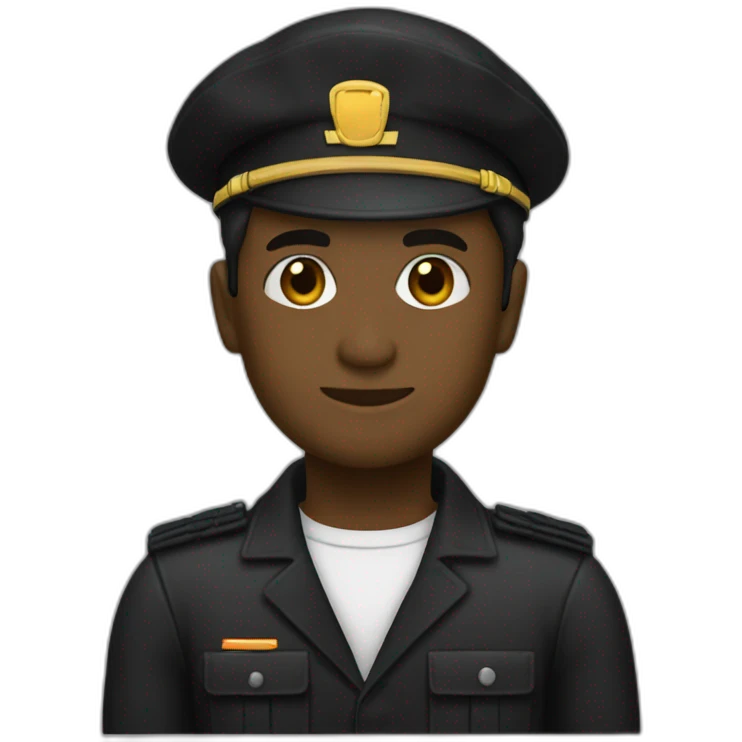 Submarinista traje negro emoji