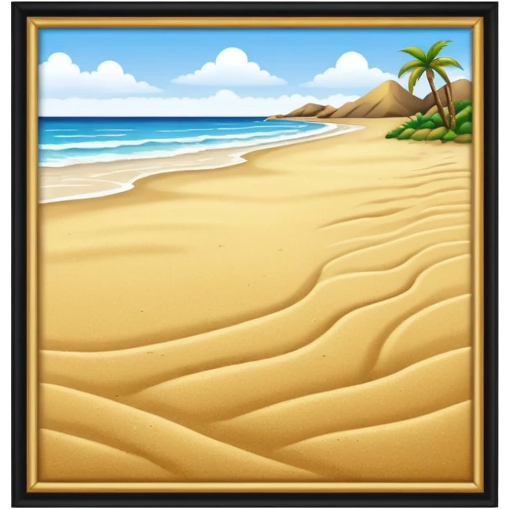 arena de la playa  emoji