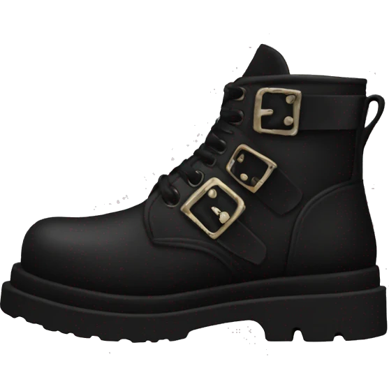 goth boots emoji