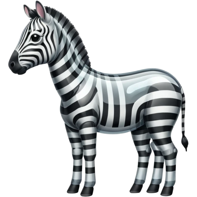 glassed zebra emoji