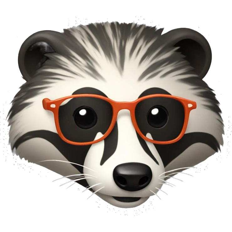 groovy hippy badger emoji