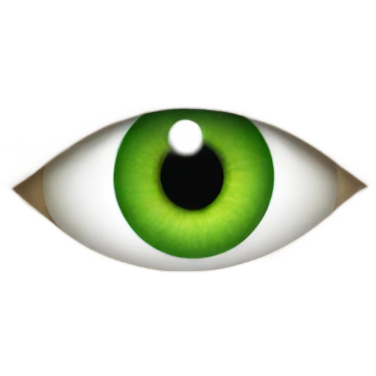 green eye emoji