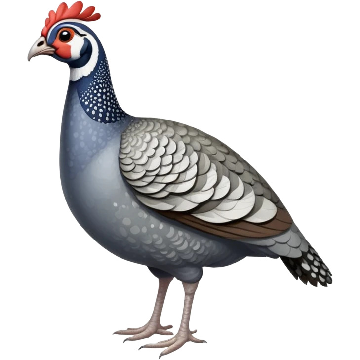 guinea fowl 
 emoji