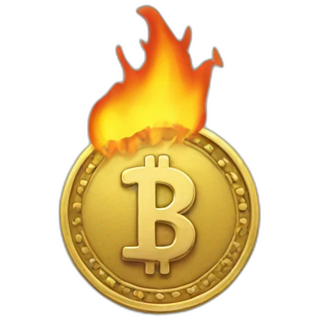 burning silwer coin emoji
