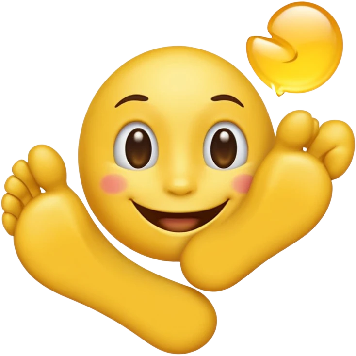 Ayak koklama emojisi emoji