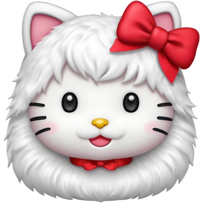 Hello kitty cartoon emoji