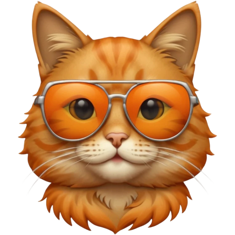 Cat wearing sunglasses emoji