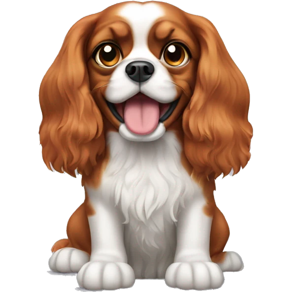 a dog (cavalier king charles)  emoji