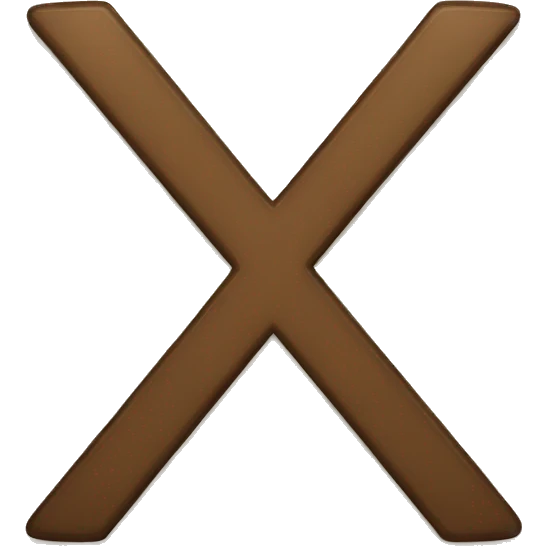 X mark emoji