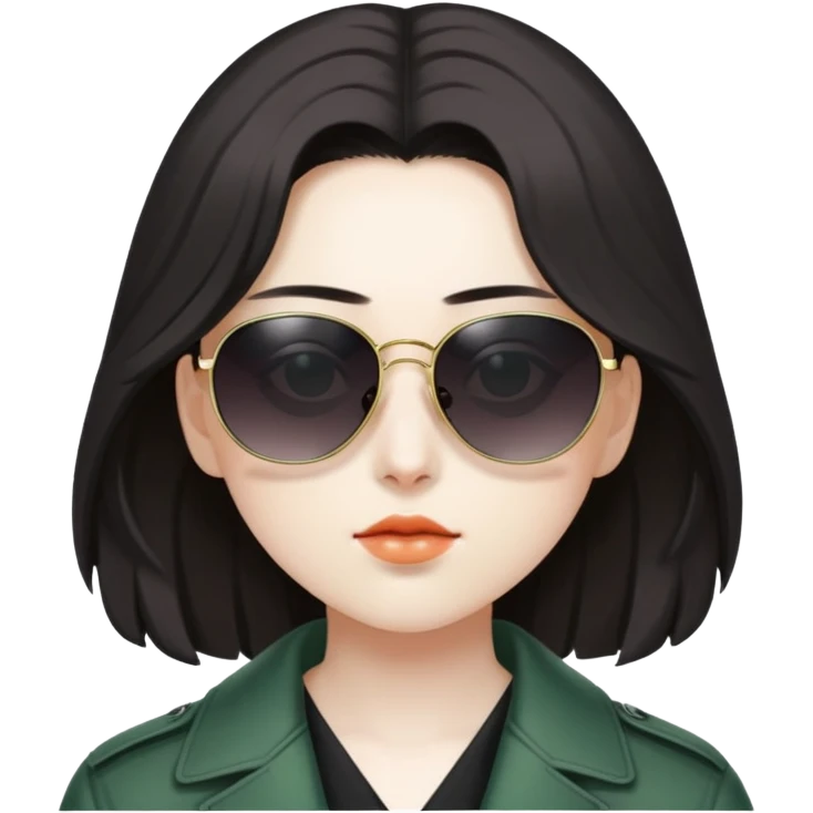 Utsuho Reiuji from Touhou Project wearing sunglasses emoji