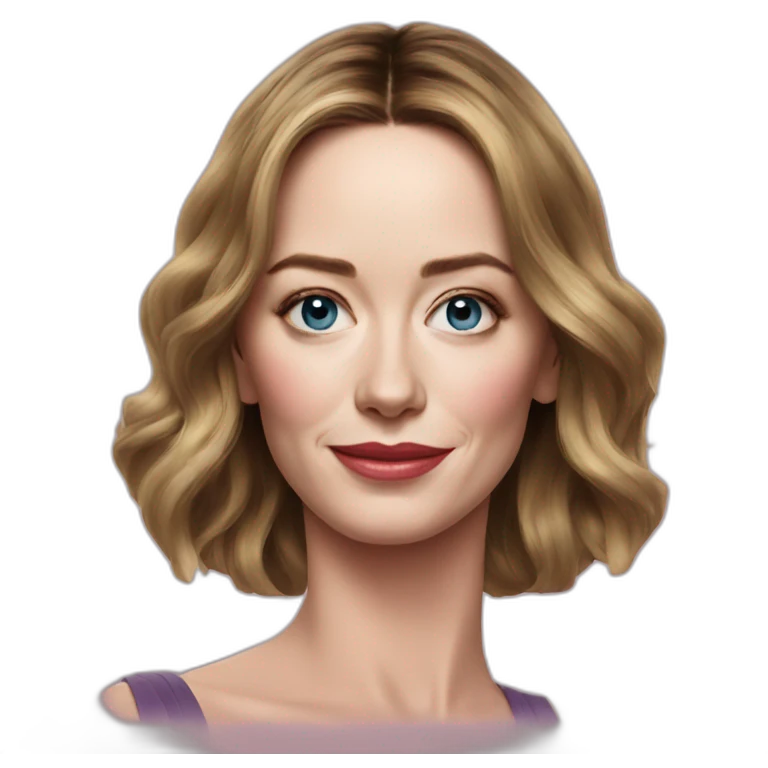 emily blunt portrait emoji