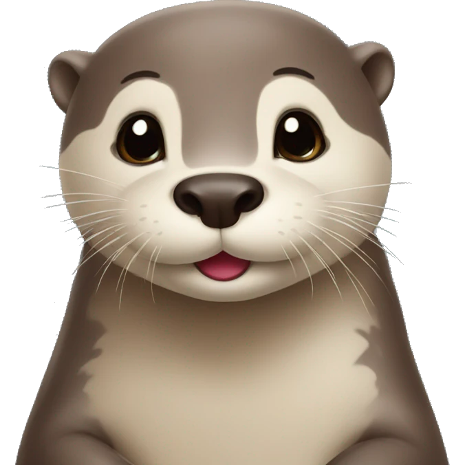 otter in love emoji