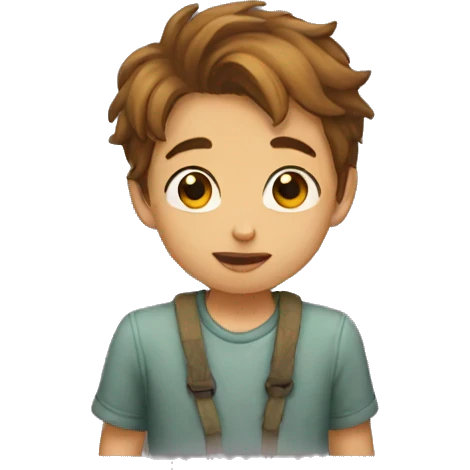 A boy who kisses a boy emoji