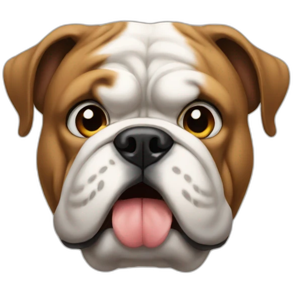 bulldog emoji