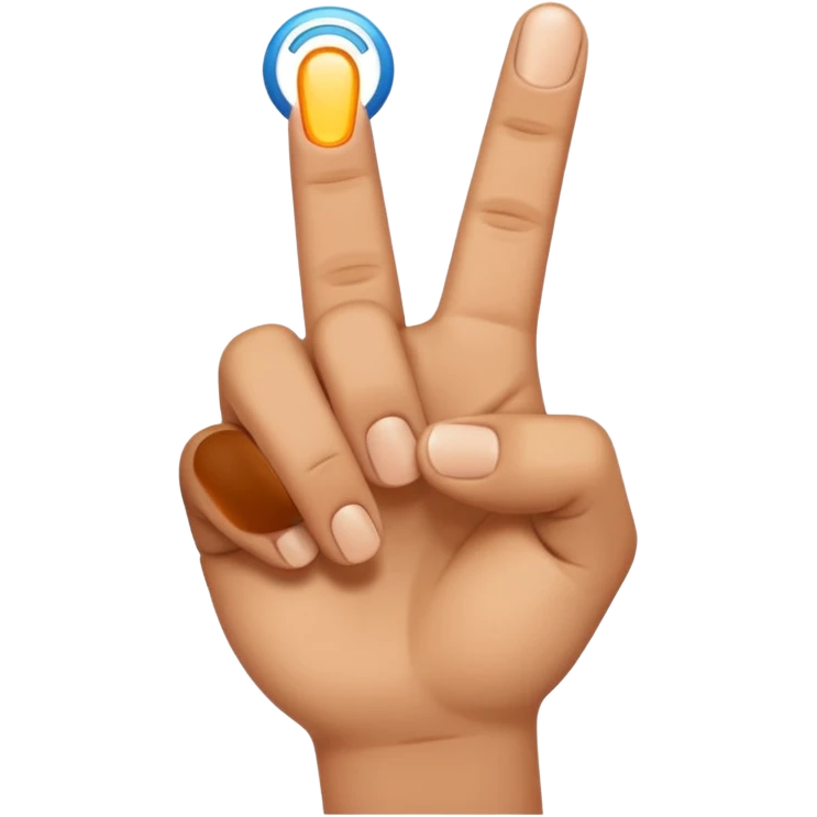 Finger pointing  emoji