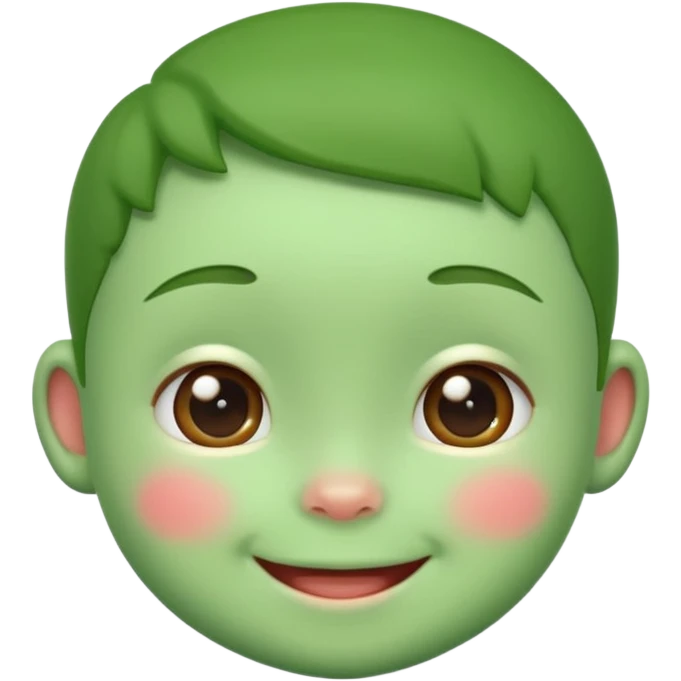 Hulk baby face emoji