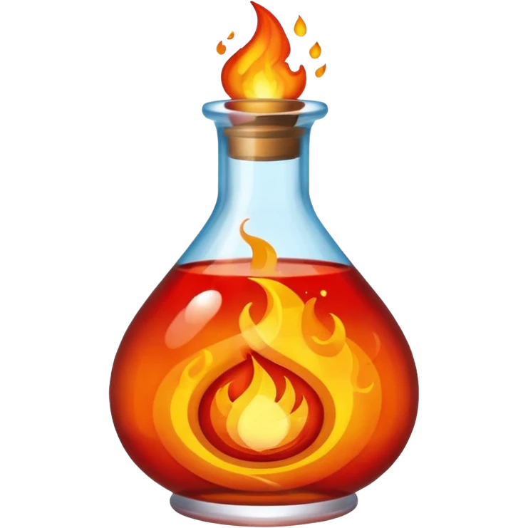 fire potion bottle emoji