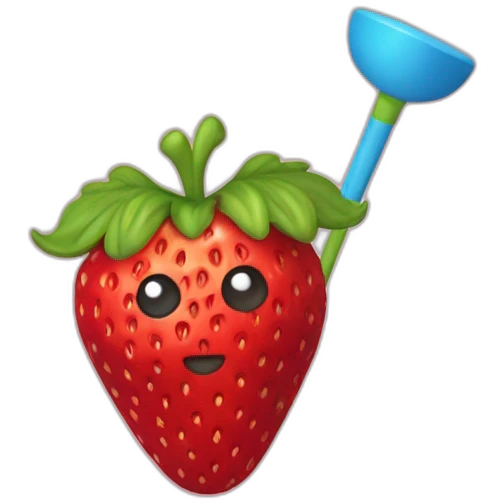 Un diabolo fraise emoji