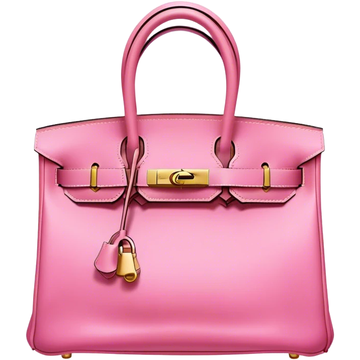 Pink hermes birkin bag emoji