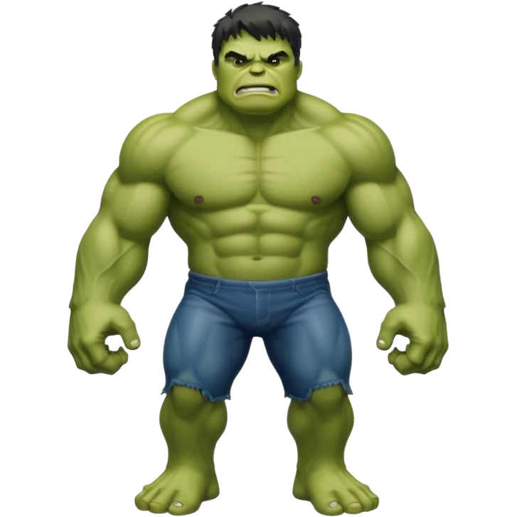 Hulk full body emoji