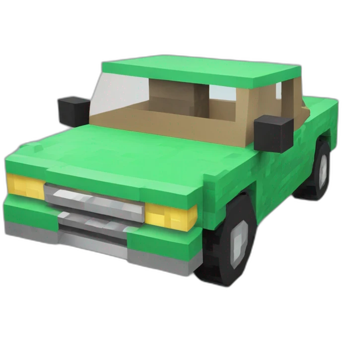 Minecraft car emoji