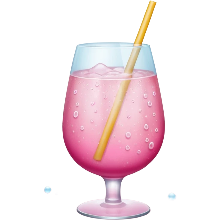 Pink drink emoji