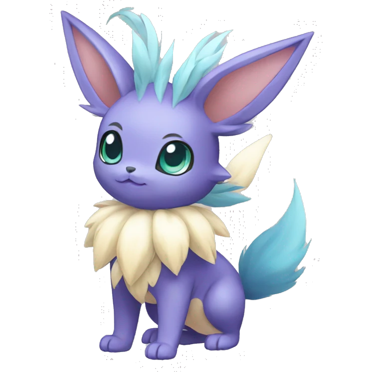 Kawaii Eeveelution-Cute-Pokémon-fusion full body emoji