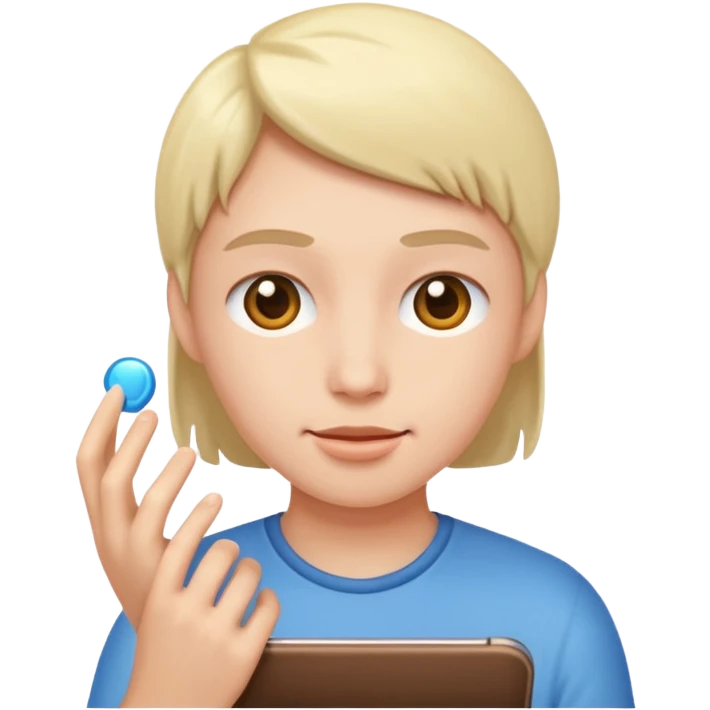 Playing with self  emoji