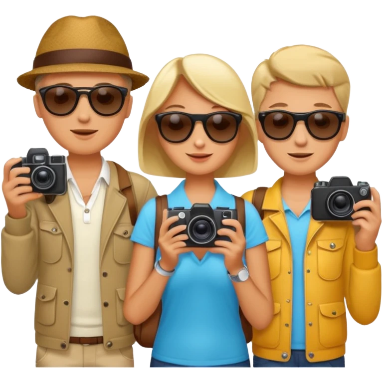 Tourists Taking Photos emoji
