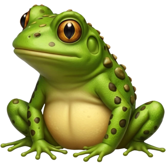 A cute frog and toad emoji