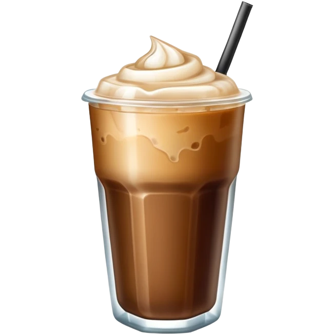 Ice coffee emoji