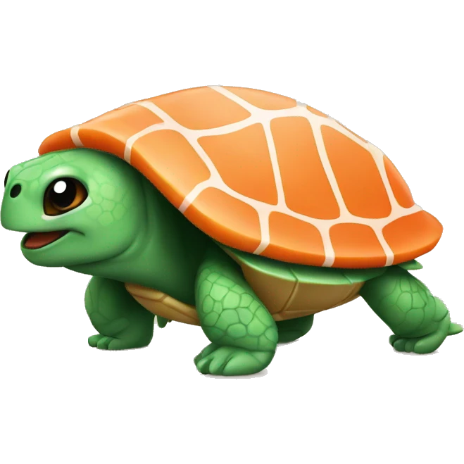 Tortue with sushi emoji